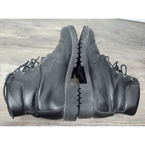 Timberland Men\'s Sz. 10 Black Waterproof Leather Lace Up Boots main image 7